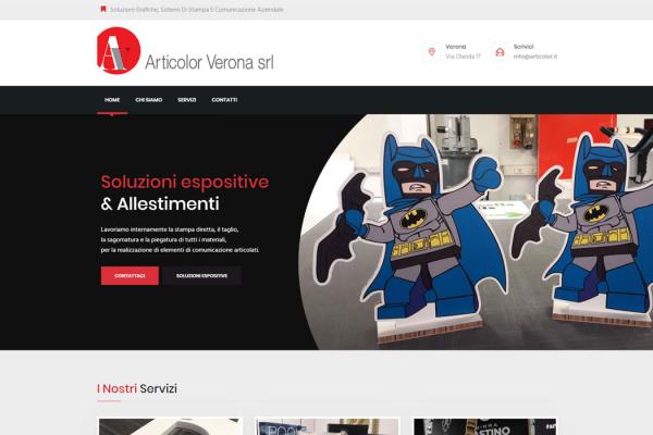 Sito web Articolor Verona